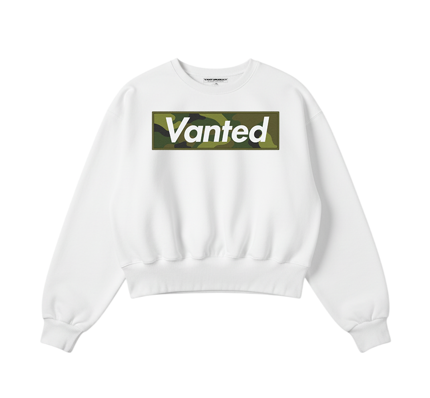 Camo Type Sweater (White)