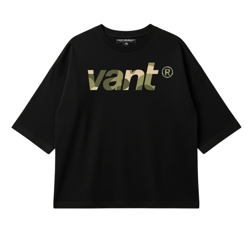 Camo Type Tee (Black)