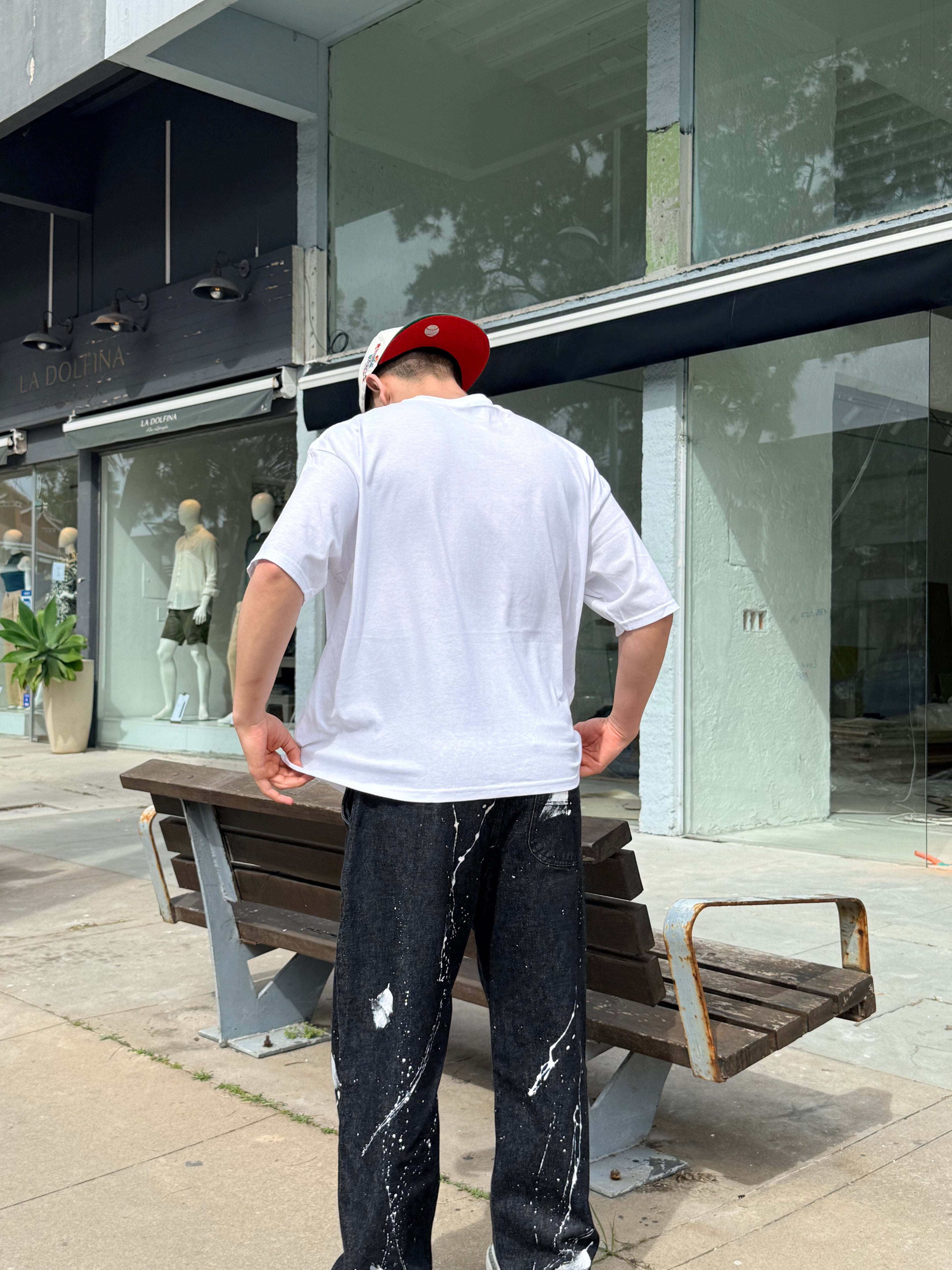 Camo Type Tee (White)