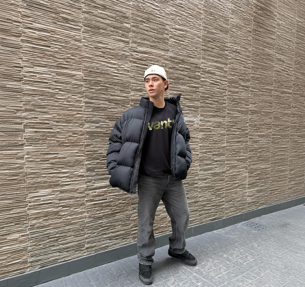 Camo Type Tee (Black)