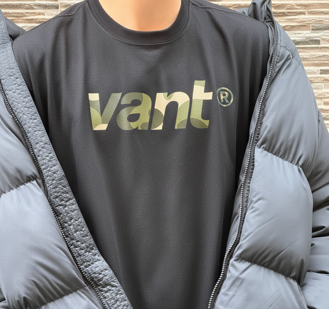 Camo Type Tee (Black)