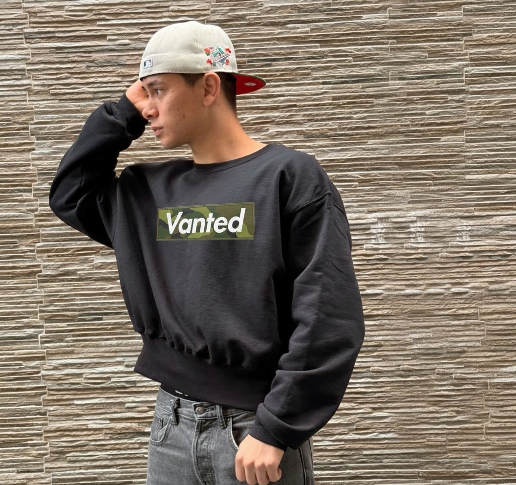 Camo Type Sweater (Black) 1